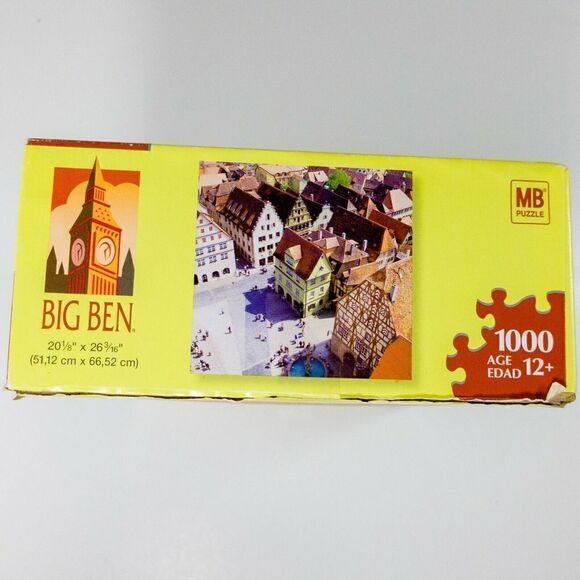 Big Ben 1000 Piece Puzzle Medieval Town Rothenberg Germany - Picture 4 of 6